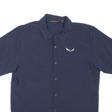 Mens Plain Shirt Blue L
