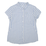 COLUMBIA Womens Shirt Blue Check L