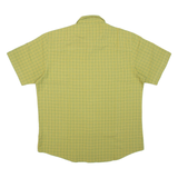 JACK WOLFSKIN Mens Shirt Green Check M
