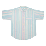 JOCKEY Mens Shirt Blue Striped L