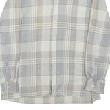 JEAN CHARLES Mens Shirt Grey Check Long Sleeve M