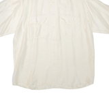 LEONARDO Mens Plain Shirt Beige M