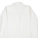 LEE Mens Plain Shirt White Long Sleeve XL