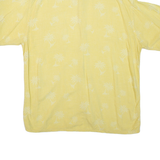 PIERRE CARDIN Mens Hawaiian Shirt Yellow XL