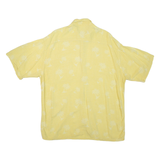 PIERRE CARDIN Mens Hawaiian Shirt Yellow XL