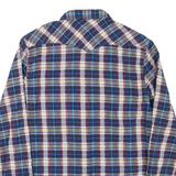 LEE Mens Shirt Blue Check Long Sleeve S
