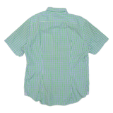 TOMMY HILFIGER Fitted Mens Shirt Green Check L