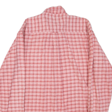 AUTHENTIC WEAR Mens Shirt Red Check Long Sleeve M