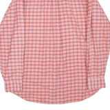 AUTHENTIC WEAR Mens Shirt Red Check Long Sleeve M