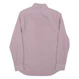 BANANA REPUBLIC Mens Shirt Maroon Gingham Long Sleeve M