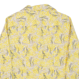 GAP Womens Shirt Yellow Floral Long Sleeve S