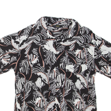 FESA TWO Mens Shirt Black Viscose Floral M