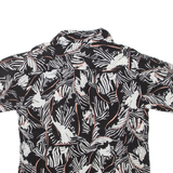 FESA TWO Mens Shirt Black Viscose Floral M