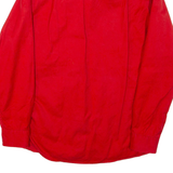 HAJK Mens Plain Shirt Red Long Sleeve S