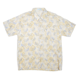 BLUE COLLAR COLLECTION Mens Shirt Yellow Paisley XL