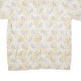 BLUE COLLAR COLLECTION Mens Shirt Yellow Paisley XL