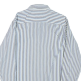 TIMBERLAND Mens Shirt Blue Striped Long Sleeve S