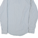 TIMBERLAND Mens Shirt Blue Striped Long Sleeve S