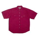 UNDERGROUND Womens Plain Shirt Red M