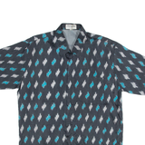 SUTERA ALAM Mens Shirt Black Geometric M