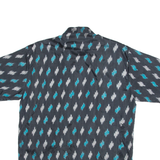 SUTERA ALAM Mens Shirt Black Geometric M