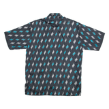 SUTERA ALAM Mens Shirt Black Geometric M