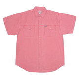 FACE TO FACE Mens Plain Shirt Red M