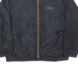 LEVI'S Mens Windbreaker Jacket Black Nylon S