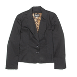 DOLCE & GABBANA Womens Blazer Jacket Black UK 16