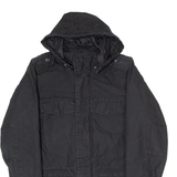 CARHARTT Hickman Mens Parka Coat Black Hooded S