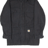 CARHARTT Hickman Mens Parka Coat Black Hooded S