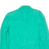 UMBERTO GINOCCHIETTI Womens Blazer Jacket Green Wool UK 10