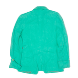 UMBERTO GINOCCHIETTI Womens Blazer Jacket Green Wool UK 10