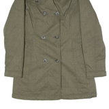THE NORTH FACE Double Breasted Womens Trench Coat Grey Herringbone S