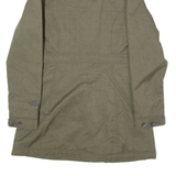 THE NORTH FACE Double Breasted Womens Trench Coat Grey Herringbone S