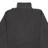 HARLEY DAVIDSON Womens Sweatshirt Black 1/4 Zip S