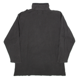 HARLEY DAVIDSON Womens Sweatshirt Black 1/4 Zip S