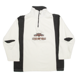 ONE BY ONE Skill Skiing Mens Sweatshirt White 1/4 Zip M