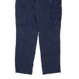 CARHARTT Mens Trousers Blue Regular Straight W34 L32