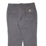 CARHARTT Mens Trousers Grey Relaxed Straight W38 L30