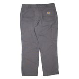 CARHARTT Mens Trousers Grey Relaxed Straight W38 L30