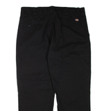 DICKIES Flex Mens Trousers Black Regular Straight W36 L30