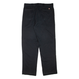 DICKIES Mens Trousers Black Regular Straight W36 L34