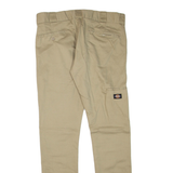 DICKIES Mens Trousers Beige Slim Straight W32 L32