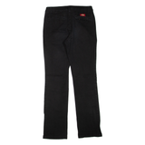DICKIES Mens Trousers Black Regular Bootcut W26 L30