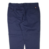 DICKIES Mens Trousers Blue Regular Tapered W42 L32