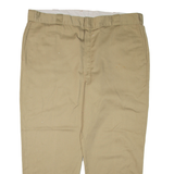 DICKIES Mens Trousers Beige Regular Tapered W42 L27