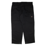 DICKIES Mens Trousers Black Regular Straight W42 L30