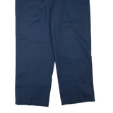 DICKIES Mens Trousers Blue Regular Straight W34 L26