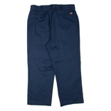 DICKIES Mens Trousers Blue Regular Straight W34 L26